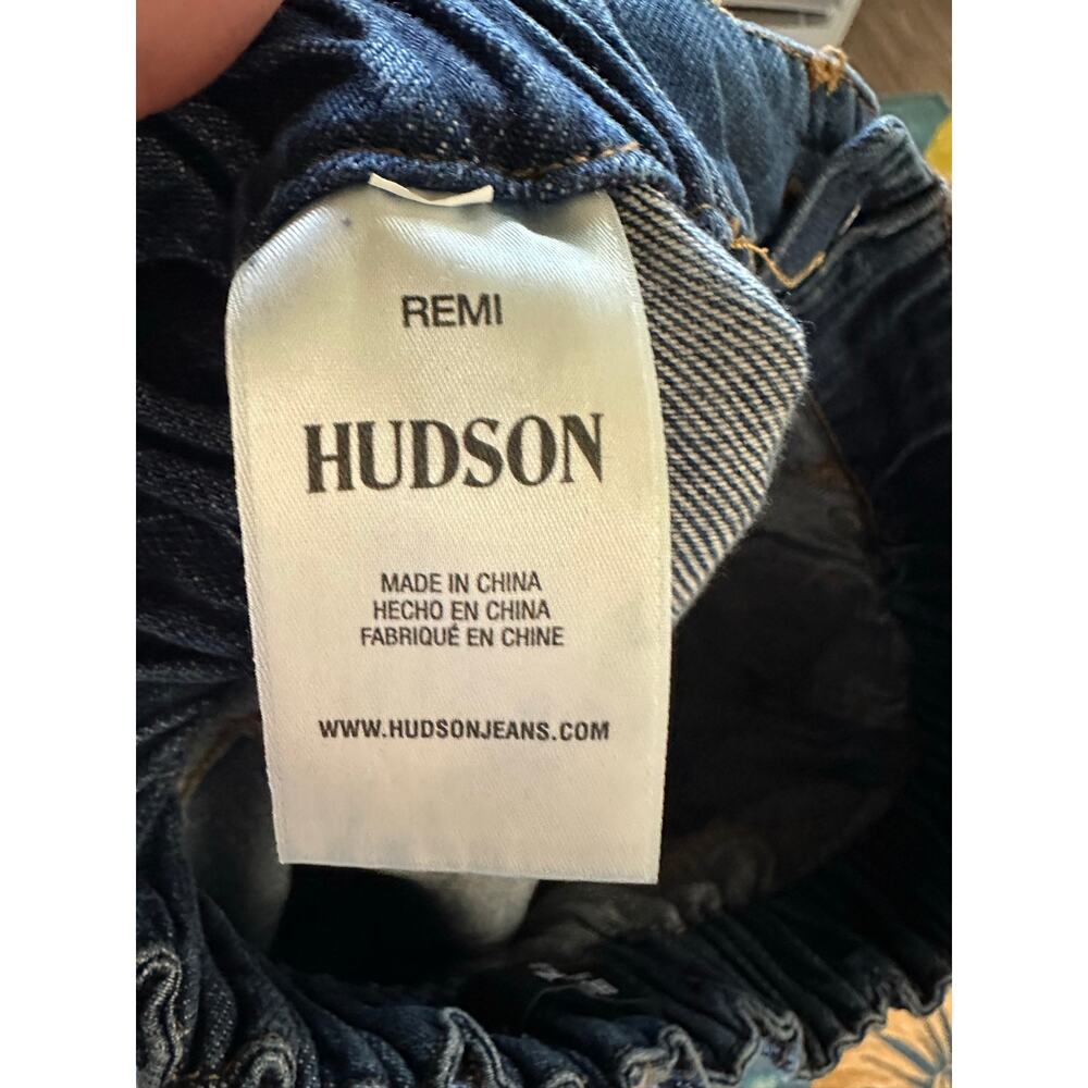 Hudson Remi Elastic Waist Straight Leg Jeans Size 29 - Picture 6 of 7